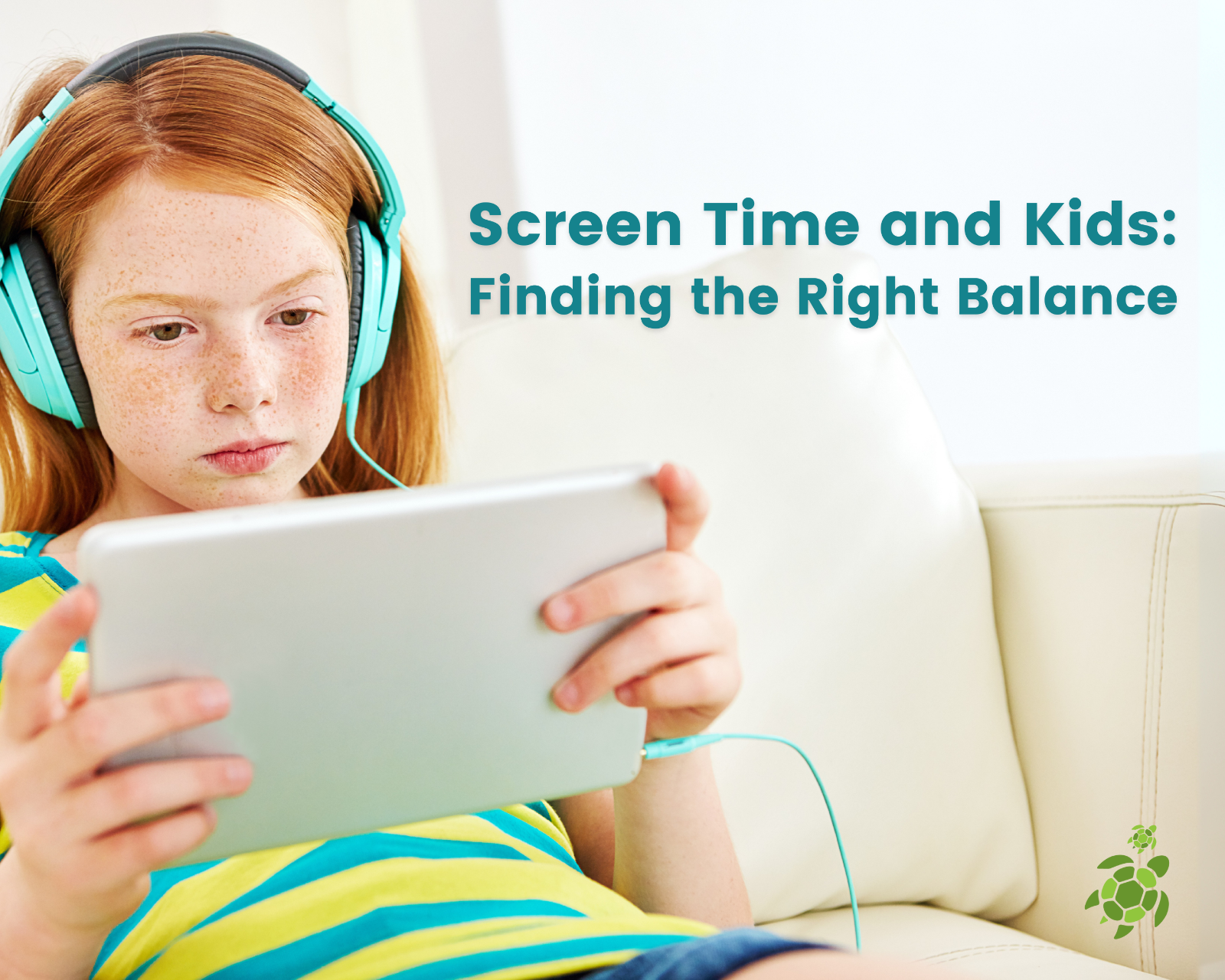 Blog post featured image: Screen Time & Kids